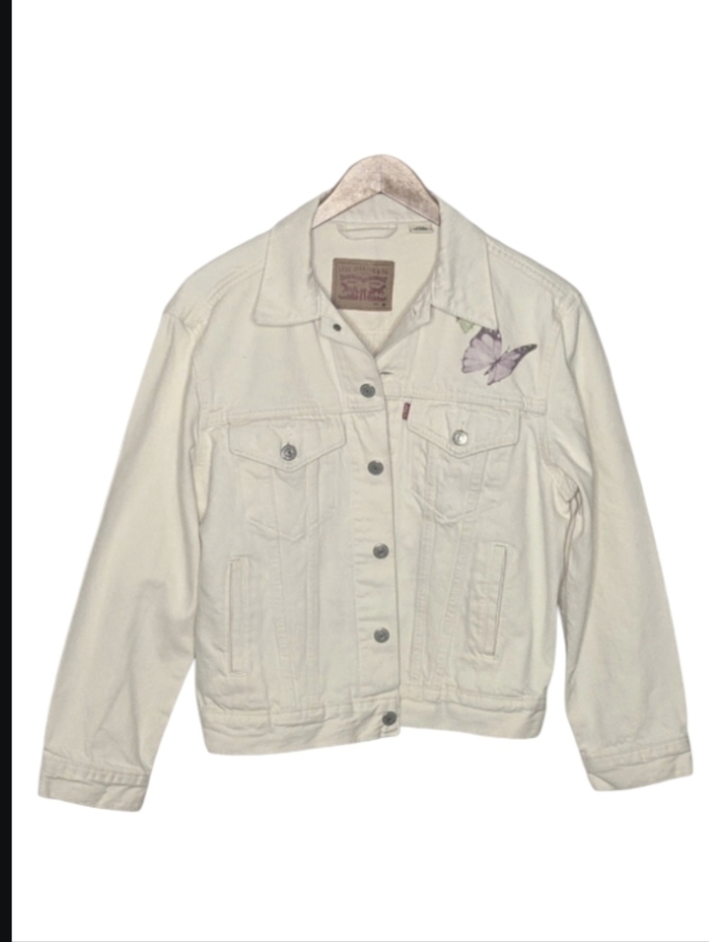 Levi's Ex-boyfriend Trucker Butterfly Jeans Jacket